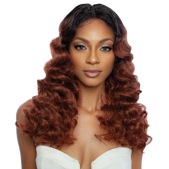 RCHT209 Tracy Mane Concept 1 Jet Black Lace Front Wig HD Transparent Curly Hair - Picture 1 of 5